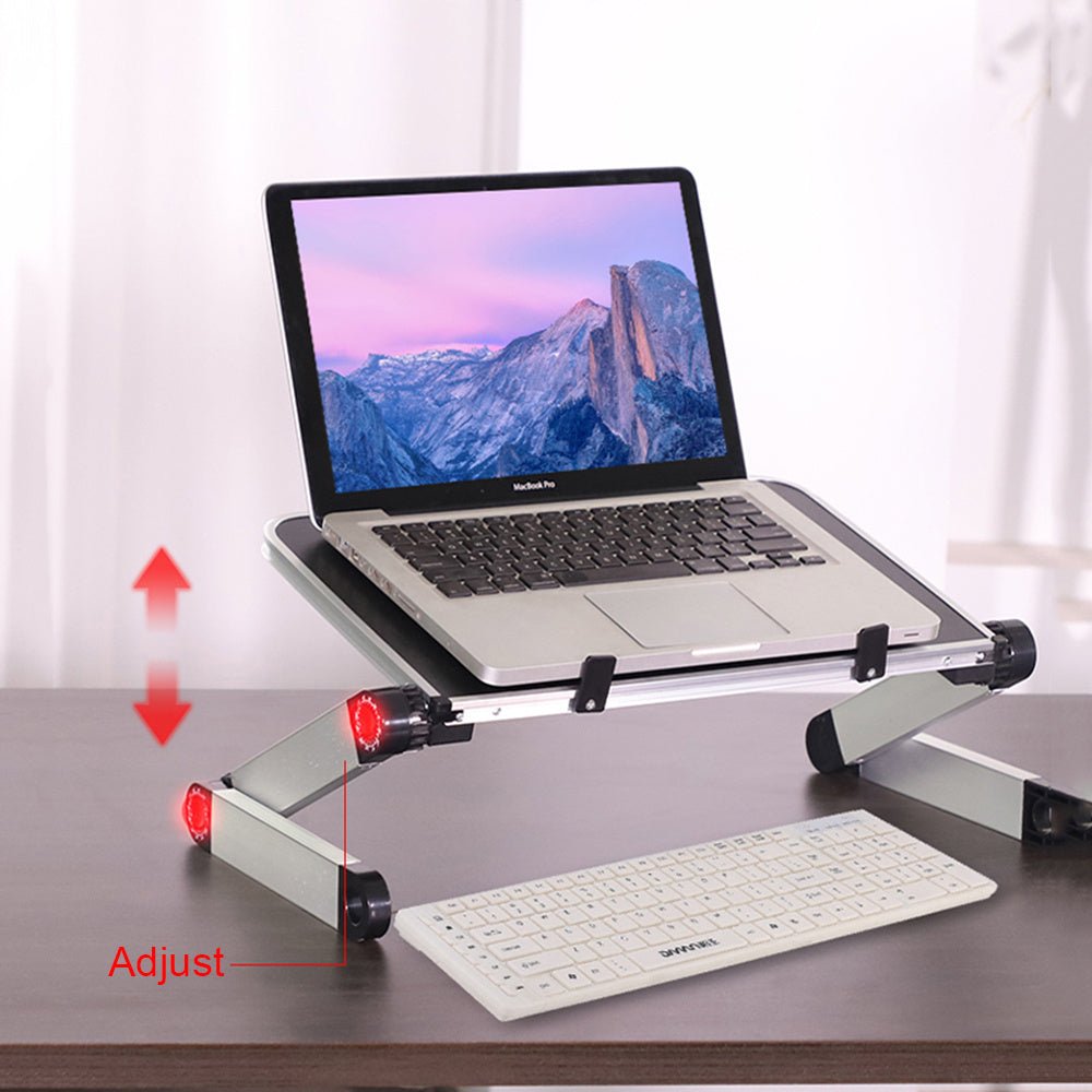 Foldable Laptop Stand Ergonomic Desk Tablet Holder - NextXPBlack