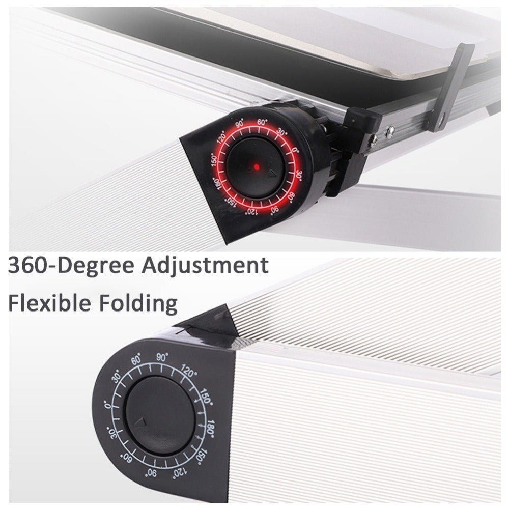 Foldable Laptop Stand Ergonomic Desk Tablet Holder - NextXPBlack