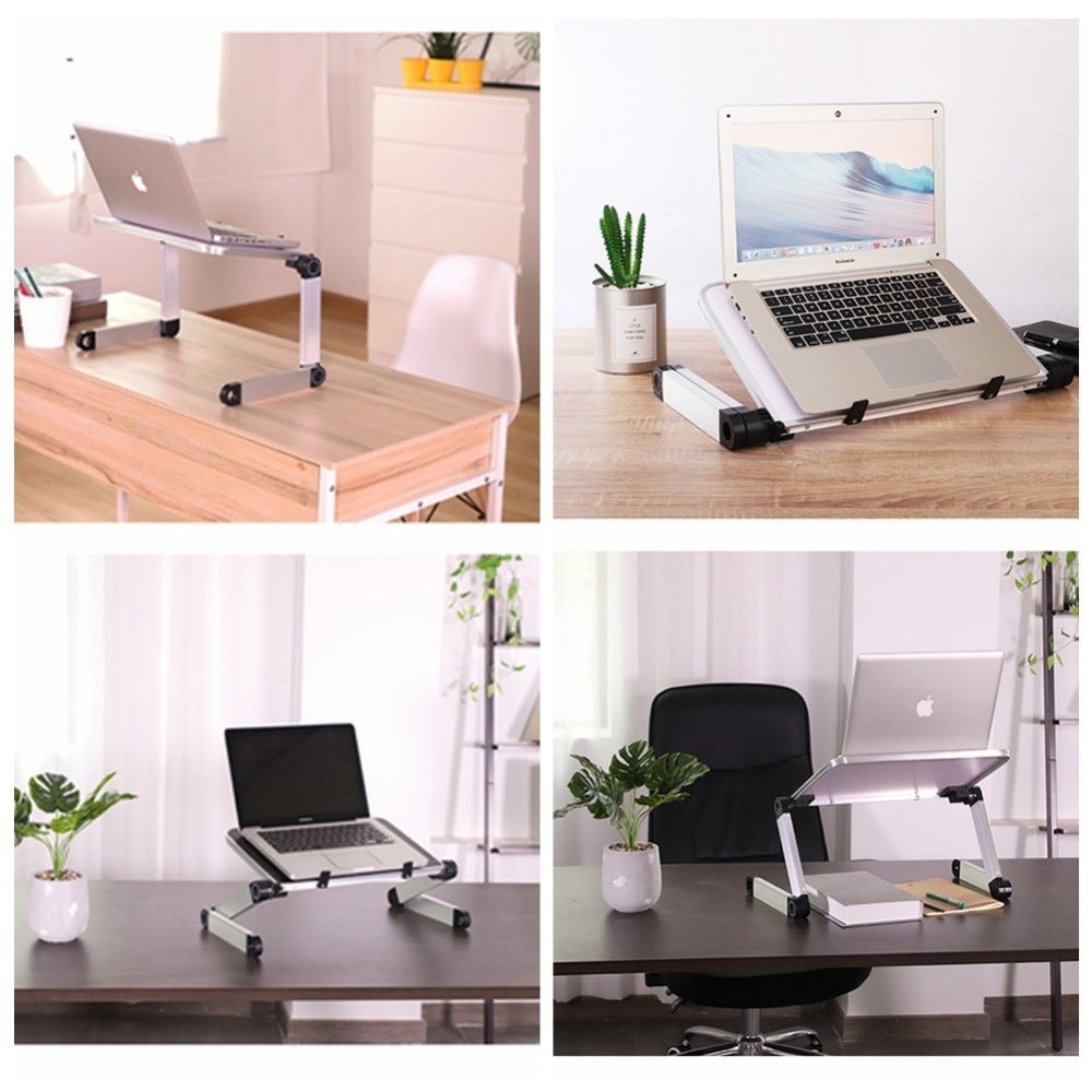 Foldable Laptop Stand Ergonomic Desk Tablet Holder - NextXPBlack